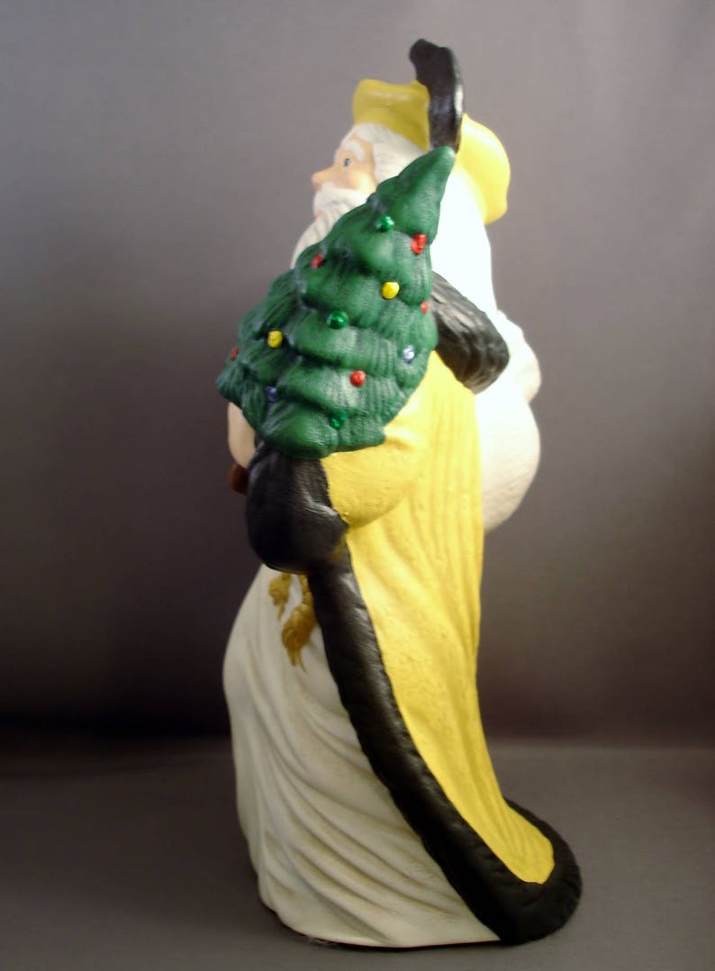 Custom Santa Santa Figurine Santa Claus Figurine Ceramic Santa Custom University Custom College Christmas Decor Alma Mater image 5