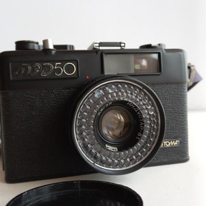 Vintage FED 50 35mm Film Camera: USSR Collectible Industar-81 Lens
