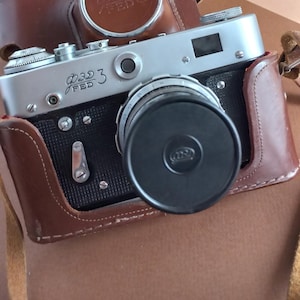 FED 3 Film Kamera: Vintage UdSSR Messsucher, Industar 61 Objektiv