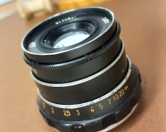 Lens INDUSTAR 61 l/d 2,8/53 M39 filmcamera 35 mm Verzamelobjecten fotografen Verzamelaars zeldzame Sovjetlenzen van geteste retrolens cameralens