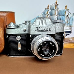 SLR film camera 35mm KRISTAL Industar-50 3,5/50mm Tested photographer gift vintage film camera camera gift camera with lens Antique camera