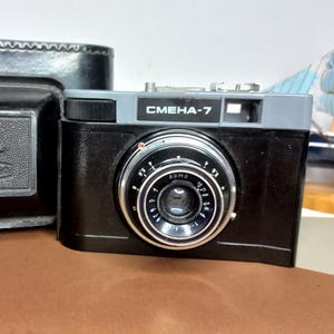 Smena 7 T 43 Film Camera 35mm Tested vintage tech Lomo collectible camera Retro Camera Antique camera camera gift camera with lens