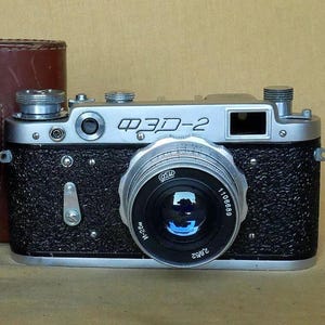 Vintage FED 2 35mm Film Camera: Industar-26m Lens, USSR Collectible