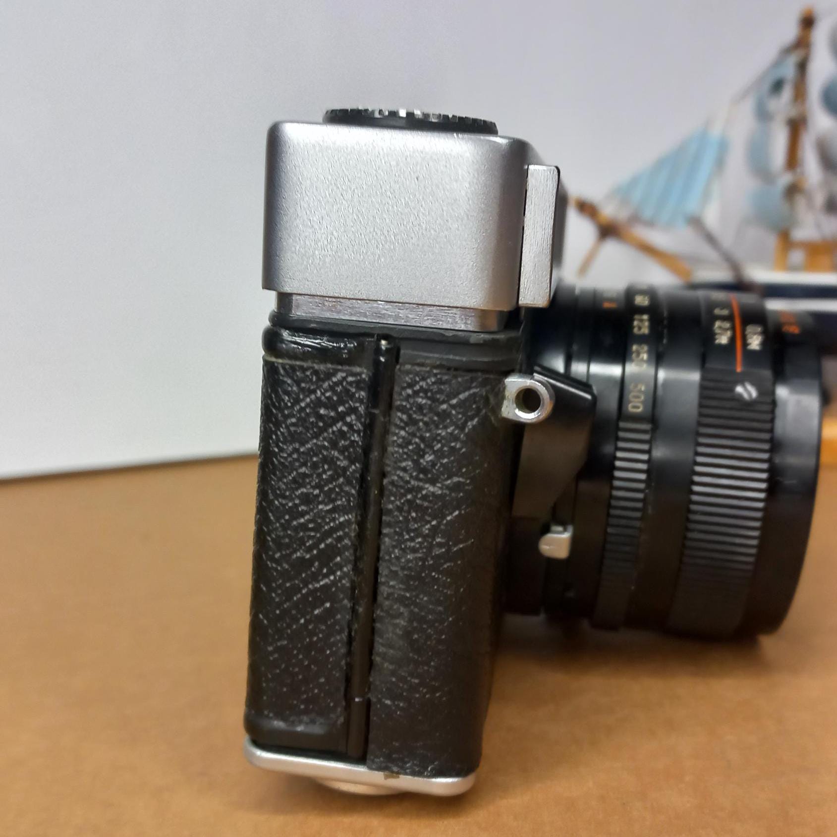 Sokol 2 フィルムカメラ 35 mm Industar 70 レンズ、動作テスト済み