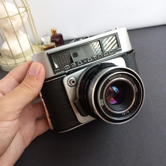 FED Atlas 35mm Film Camera, Working Rare Soviet Rangefinder, Vintage USSR Analog Camera, Collector FED Camera
