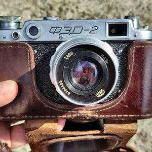 Vintage FED 2 35 mm Filmkamera: Industar-26 M Objektiv, UDSSR Sammlerstück
