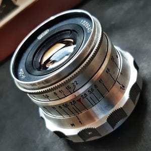 Vintage Lens INDUSTAR 26m 2.8/50mm Tested M39 camera lens vintage lens retro lens vintage camera lens gift photographer vintage tech Retro