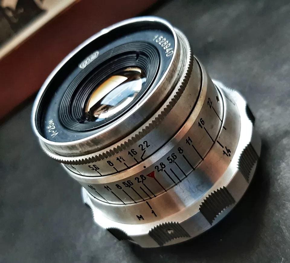 Vintage Lens INDUSTAR 26m 2.8/50mm M39 Soviet Camera Collectible for Photographers & Collectors Rare Vintage Soviet Lens from USSR Tested