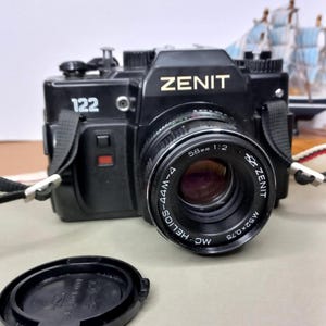 SLR Film Camera 35mm Zenit 122 Helios-44m-4 tested M42 photography gift Vintage Cameras working photography rare gift Collectible USSR Retro