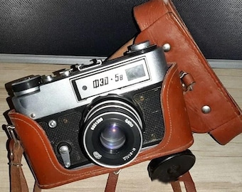Filmkamera 35 mm FED 5B Industar 61 M39 Vintage UDSSR Vintage Kamera Kamera Geschenke Retro Kamera Vintage Tech Sammlerkamera Antike Kamera