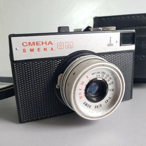 SMENA 8M Triplet 43 Film Camera 35mm vintage tech collectible camera Retro Camera Antique camera camera gift camera with lens camera gifts
