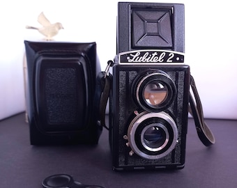 ルビテル166二眼カメラ – ソ連製フィルム二眼レフカメラ（動作確認済み