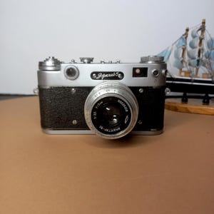 Zorki 5 Industar 50 Film Camera 35mm vintage tech collectible camera camera gift gift photographer photographer gift 35mm camera camera lens