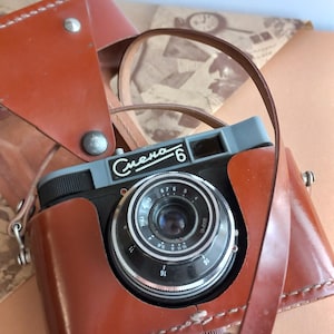 Film Camera 35mm Tested Smena 6 T-43 4/40 working Used Rare Vintage ussr photography gift Collectible Retro scale camera Antique camera