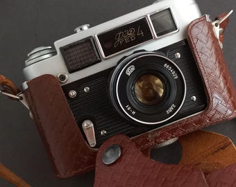 Filmkamera 35 mm Fed 4 Industar 61 Tested M39 Vintage Tech Sammlerkamera Retro Kamera Kamera Geschenkkamera Messsucher Antik Kamera