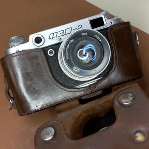 Rare film camera FED 2 Industar 26m m39 Vintage Film Cameras photography gift Collectible Retro rangefinder vintage tech Retro Camera
