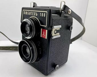 ルビテル166二眼カメラ – ソ連製フィルム二眼レフカメラ（動作確認済み