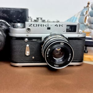 Zorki 4K Industar 26m Film Camera 35mm M39 Leica Copy Tested vintage tech collectible camera Retro Camera Antique camera camera gift