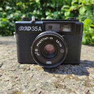 Film Camera 35mm FED 35a Automat Lens I-81 Tested Rare Vintage rangefinder ussr photography gift Collectible Retro point and shoot