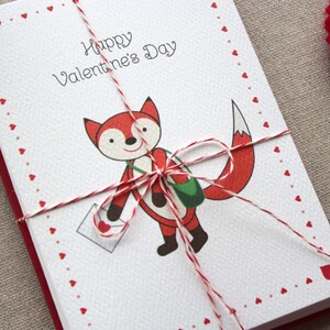 Tarjeta de San Valentín de Little Fox