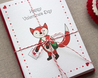 Little Fox Valentine's day card