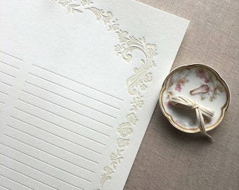 Letterpress Guestbook • Seating Chart • Letterpress Poster