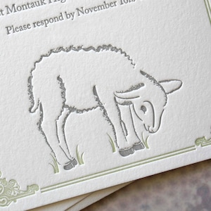 Lamby Letterpress Geboortekaartjes