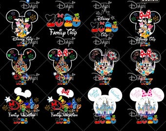 2026 White Family Trip SVG PNG Bundle: Magical Kingdom Vacation (Digital Download)