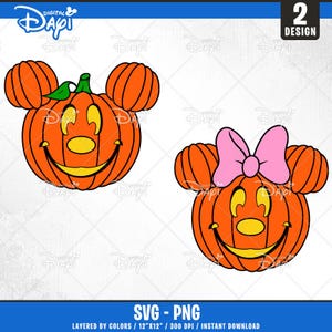 Mouse pumpkin Head,Halloween Pumpkin Fusion,Digital Print,Halloween Fun,Layered Svg by colors, Transparent Png, Cut files for Cricut.