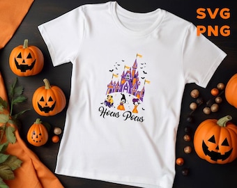 Halloween Maus Familie Hokus Pokus SVG PNG: Schnittdateien (Digitaler Download)