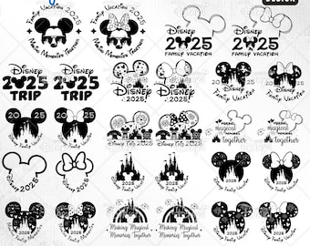 2025 Family Trip SVG Bundle: Magical Memories (Digital Download)