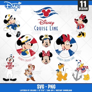 Mouse Cruise Clipart PNG, SVG Bundle, Sea Cruise,Mouse, Daisy and Donald, Family Trip, Cruise Nautical, Mouse Vacation