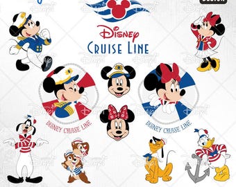 Mouse Cruise Clipart PNG, SVG Bundle, Sea Cruise,Mouse, Daisy and Donald, Family Trip, Cruise Nautical, Mouse Vacation