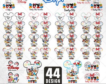 2025 Family Trip Designs: Magisches Königreich SVG PNG Bundle (Digitaler Download)