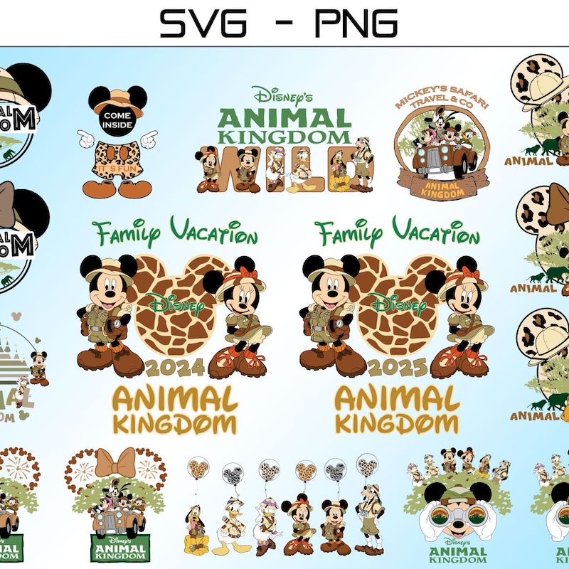 Animal Kingdom Svg - Etsy