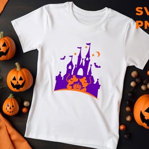 Mouse Watercolor Castle Png Svg, Halloween Castle Png Svg, Fall castle png svg, Halloween Png, Ghost Png, Halloween Family, Mouse Ear Castle