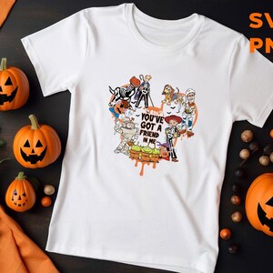 Toy Story Halloween Png SVG,Toy Story Family Trip PNG Svg,Cartoon Characters,Layered Svg by colors, Transparent Png,Cut files for Cricut