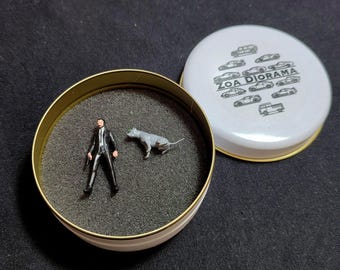 Zestaw figurek John Wick w skali 1:64