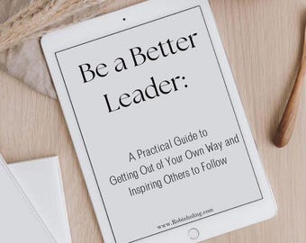 Leadership Style Workbook | Personalized Development (Digital Download)