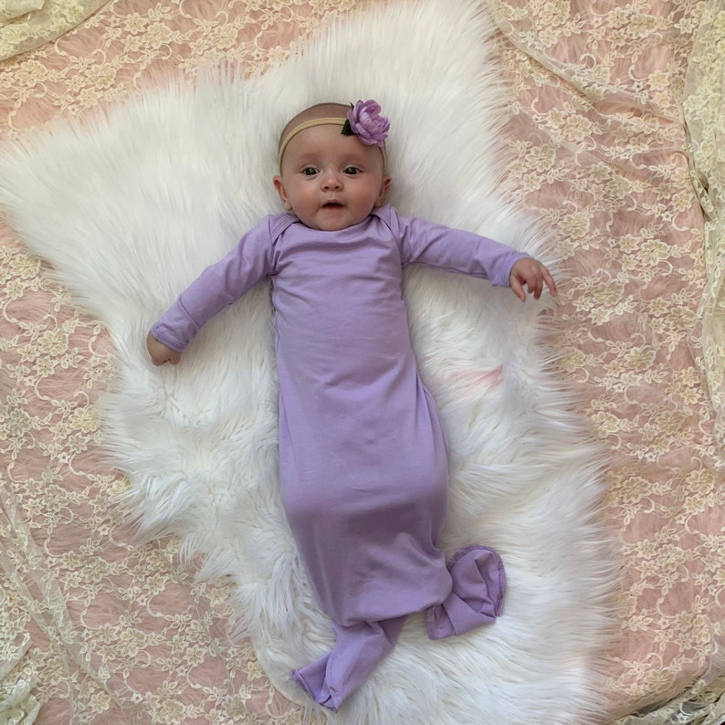 soft baby gowns