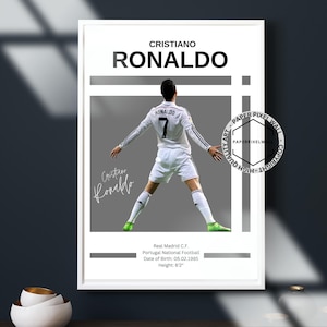 Cristiano Ronaldo Print: Football Legend, Sports Wall Art (Digital Download)