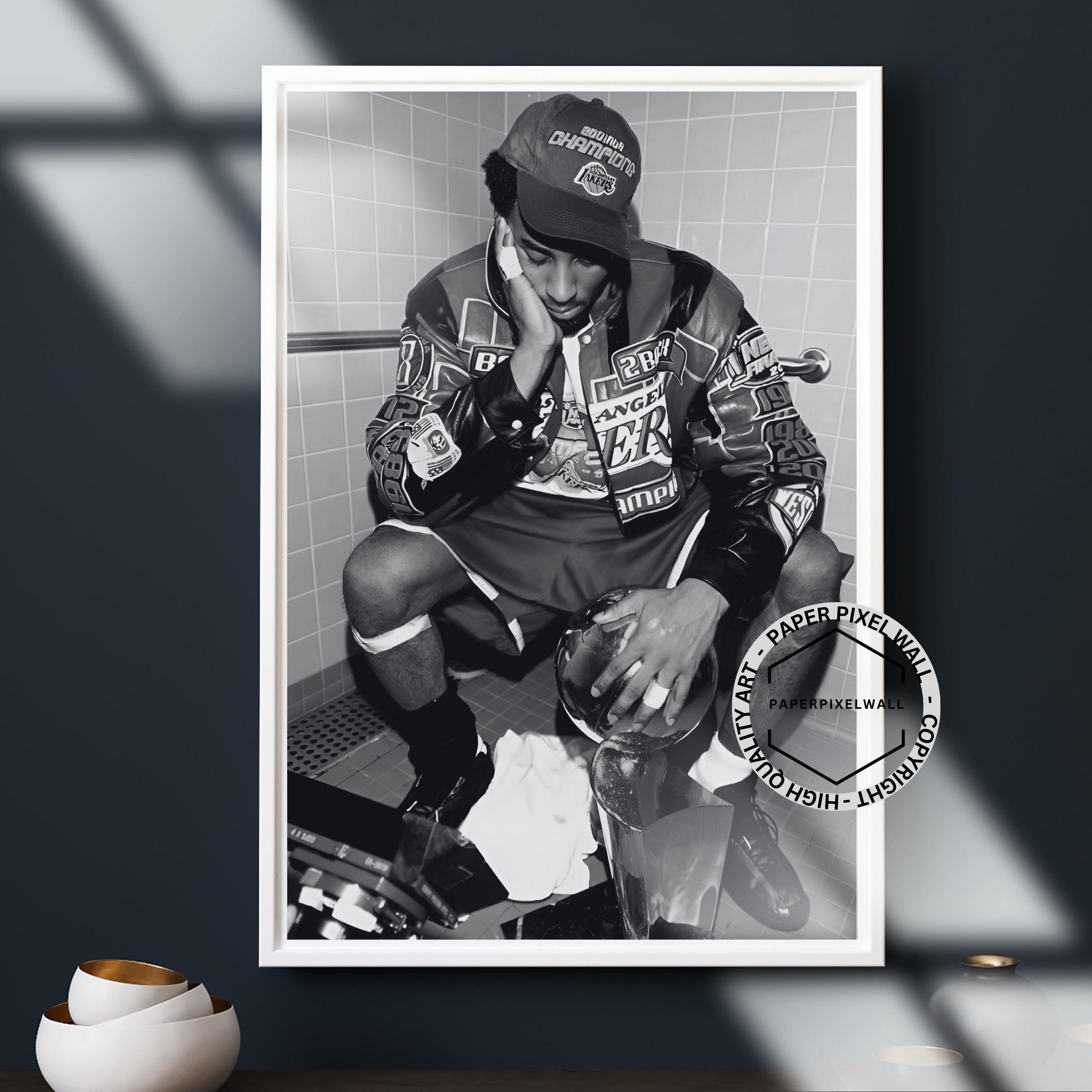 Kobe Bryant NBA Poster: Vintage Basketball Wall Art (Digital Download)