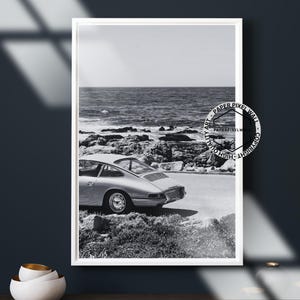 Porsche 911 Poster, Vintage Porsche, Car Poster, Wall Art, Classic Car Print, Porsche 911, Car Girl, Vintage Cars, porsche 911 poster print