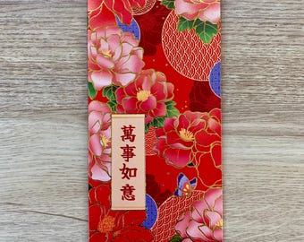 &quot;Chinesischer Glücks-Geldumschlag - &quot;&quot;May all go well with you&quot;&quot;&quot;