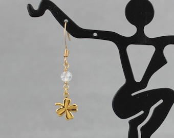 Pendientes Lucky Clover & Crystal