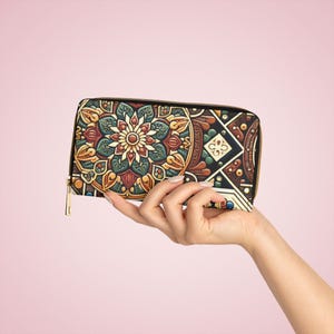 Portefeuille coloré à fermeture éclair - Design sympa, classe et parfait pour un usage quotidien, Portefeuille élégant à fermeture éclair pour homme et femme, Portefeuille coloré à fermeture éclair,