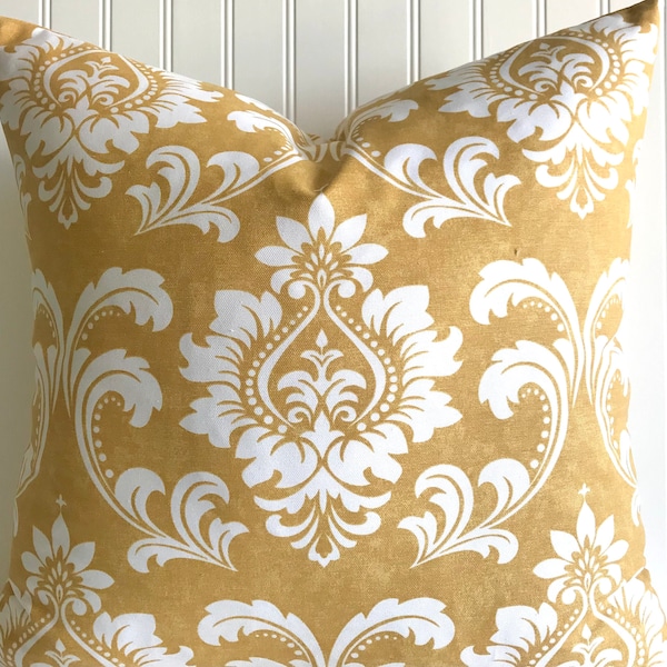 Yellow Damask Etsy