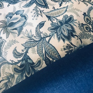 DERNIER - Richloom Indigo Paisley 14x24 - Housse d’oreiller décorative .-Tissu design - Bleu / Jeté ivoire crémeux / Lombaire / Bleus-Taupe-Crème