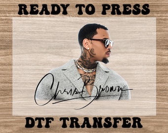 Chris Brown Dtf, Ready to Press Heat Transfers, Breezy Bowl Tour Dtf, Christ Brown Shirt Designs, CB Fan Gift, Chris Brown Signature Design