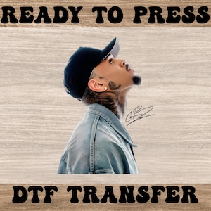 Chris Brown Signature  Design Dtf, Ready to Press Heat Transfers,Breezy Bowl Tour Dtf, Direct to Film Dtf, 11:11 Tour 2025 Dtf, CB Fan Gifts
